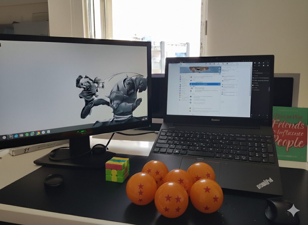 Laptop after Dragon Balls
